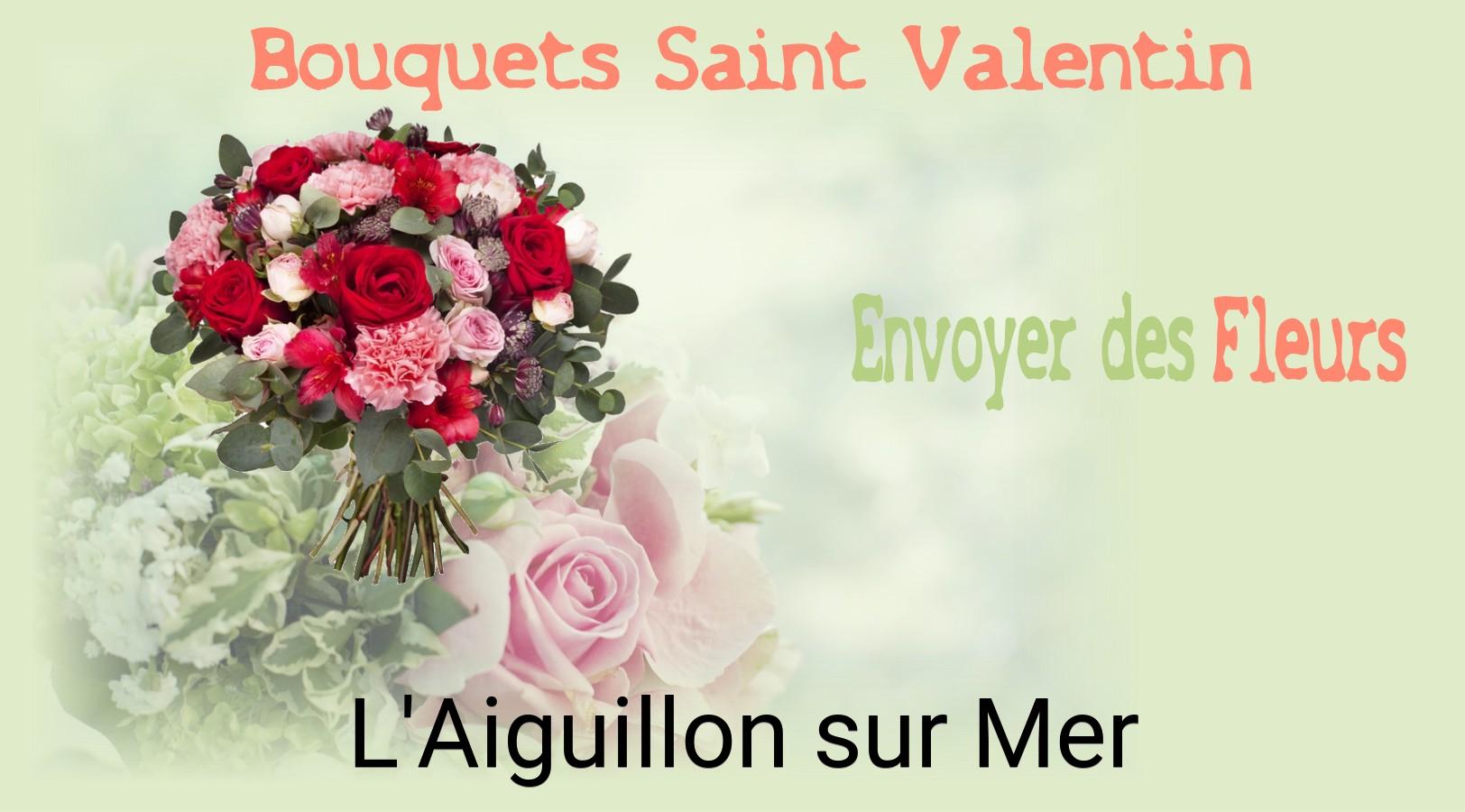 Roses de Saint-Valentin livrées à L'Aiguillon-sur-Mer